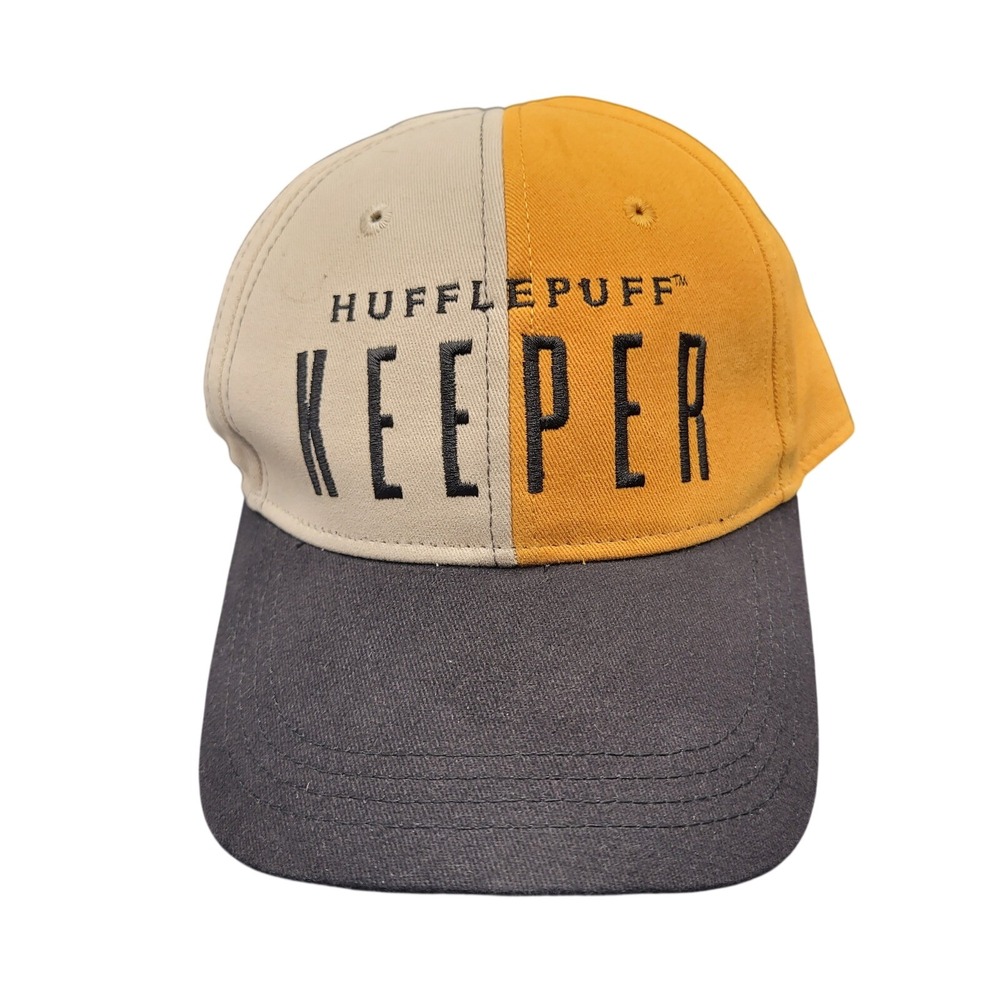Harry Potter Hufflepuff Keeper Hat Universal Studios Quidditch Baseball Cap